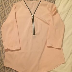 Blush pink top